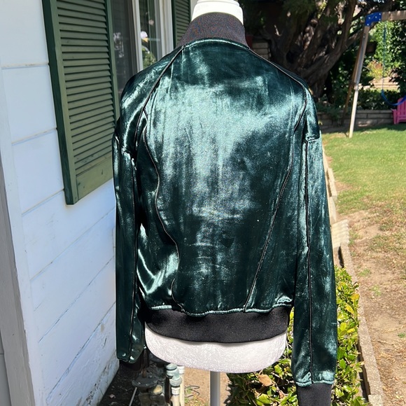 J Brand Velvet Bomber Jacket NWOT - Picture 4 of 10